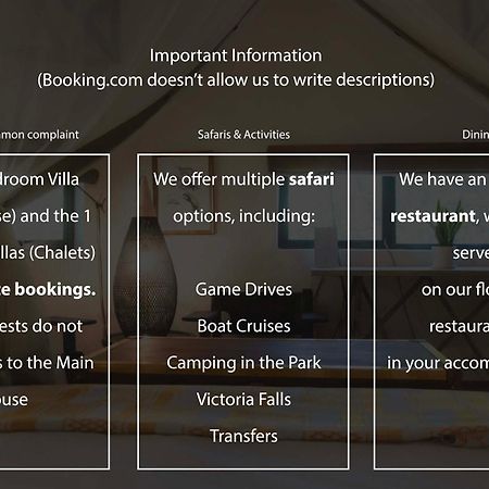 Chobe House Villa And Chalets カサネ エクステリア 写真